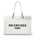 バレンシアガ トートバッグ デューティーフリー ラージ メッシュ 741605 BALENCIAGA バッグ 白 黒 【中古】 バレンシアガ バッグ バレ..