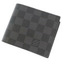 ルイヴィトン ダミエ財布（メンズ） ルイヴィトン 財布 ダミエグラフィット ポルトフォイユ・マルコ NM N63336 LOUIS VUITTON メンズ 黒 二つ折り財布 ルイ・ヴィトン ダミエ ルイ ヴィトン 財布 ルイ ヴィトン メンズ LOUIS VUITTON WALLET 新品