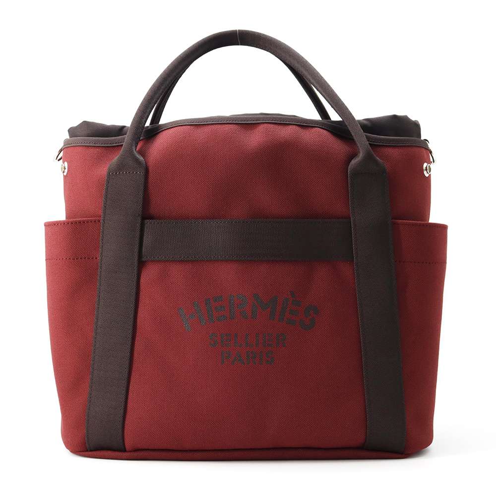 エルメス サックドパンサージュ グルーム ルージュアッシュ/ショコラ/シルバー金具 B刻印 2way エルメス バッグ エルメス SAC DE PANSAGE GROOM HERMES BAGのサムネイル