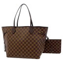 ルイヴィトン トートバッグ ダミエ・エベヌ ネヴァーフルMM ポーチ付き N41358 LOUIS VUITTON ヴィトン バッグ 【中古】 ルイ・ヴィトン ダミエ ルイ ヴィトン バッグ ルイ ヴィトン LOUIS VUITTON BAG