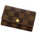 ルイヴィトン キーケース 6連 ダミエ・エベヌ ミュルティクレ6 N62630 LOUIS VUITTON ヴィトン  ルイ・ヴィトン ダミエ ルイ ヴィトン キーケース ルイヴィトン LOUIS VUITTON