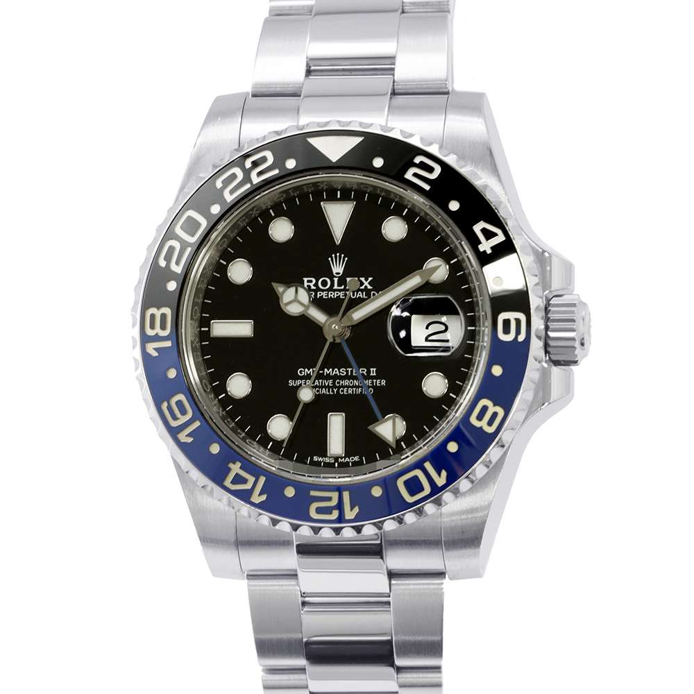 ロレックス GMTマスター2 116710BLNR ROLEX 腕時計 黒文字盤 【安心保証】 【中古】 ロレックス GMTマスター ROLEX ロレックス 中古