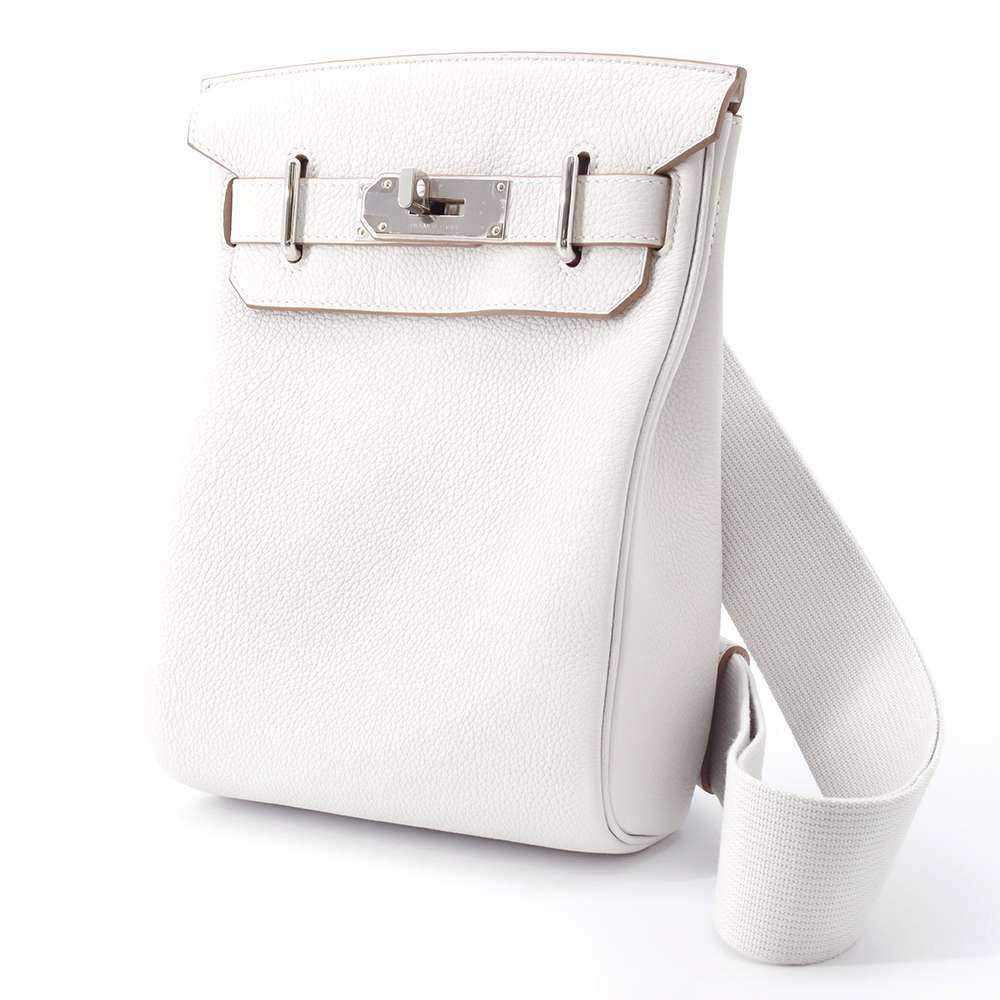 エルメス ボディバッグ ケリー アッカドPM グリペール/シルバー金具 トゴ B刻印 メンズ エルメス バッグ エルメス メンズ HERMES BAGのサムネイル