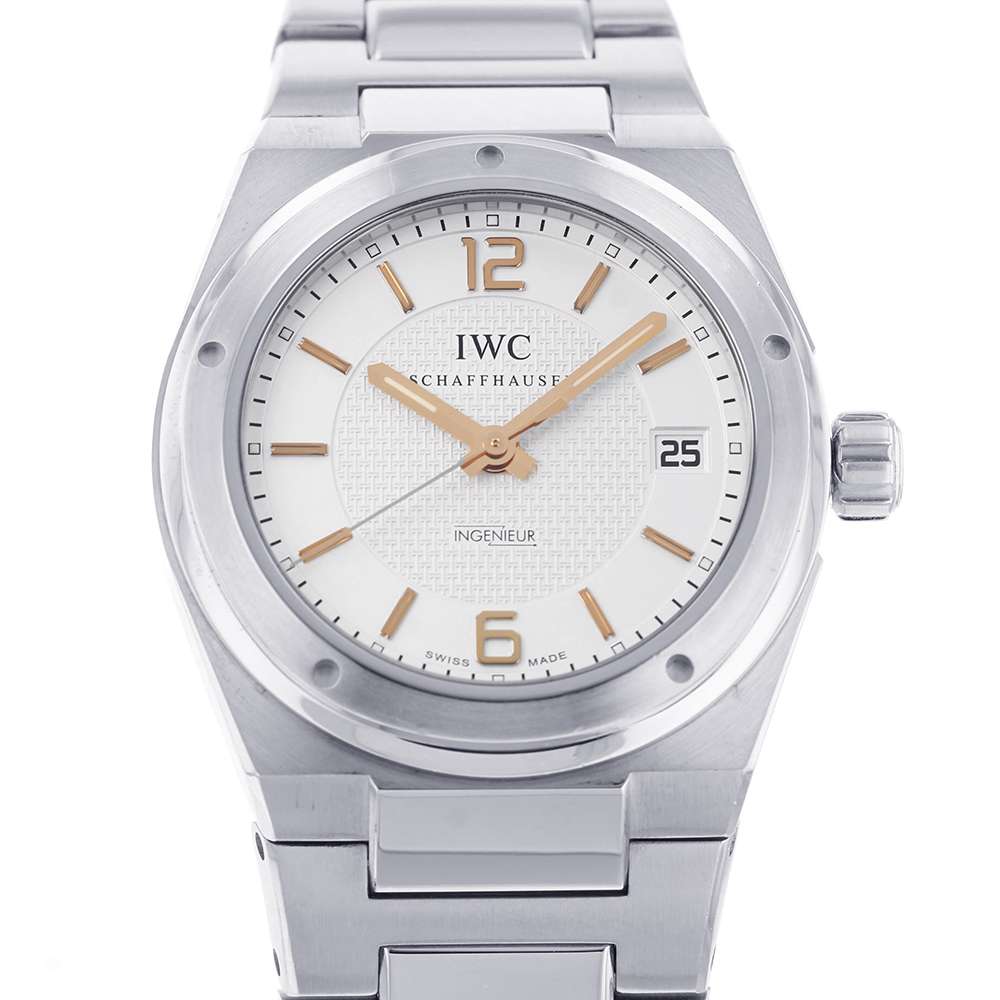 IWC インヂュニア オートマティック IW322801 腕時計 インジュニア シルバー文字盤 【安 ...