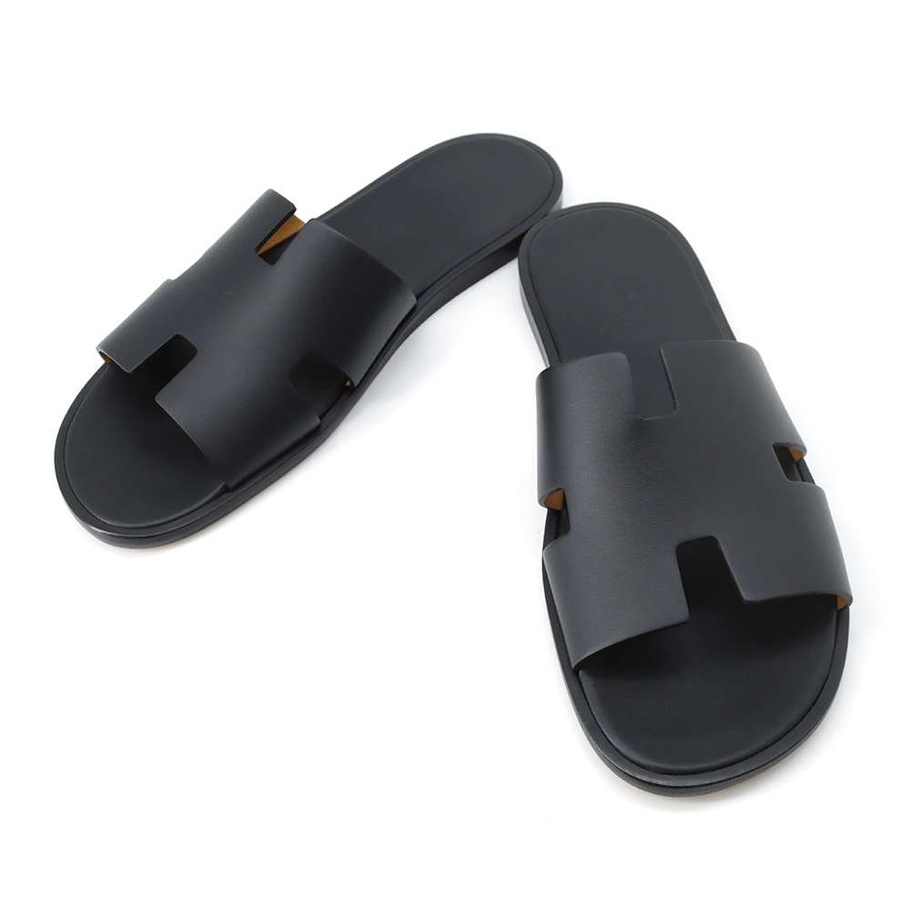 エルメス サンダル イズミール Ismir メンズサイズ42 1/2 HERMES 靴 黒 【中古】 エルメス サンダル エルメス メンズ HERMES SANDAL