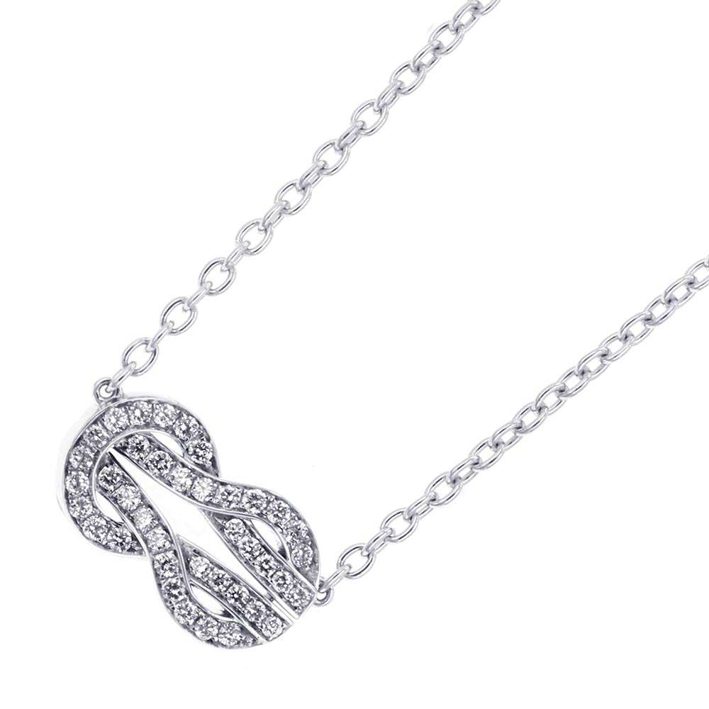 フレッド ネックレス シャンス アンフィニ ミディアム ダイヤモンド 39P 0.19ct K18WGホワイトゴールド 7B0224-000 ペンダント 【安心保証】 【中古】 フレッド シャンス アンフィニ ダイヤモンド FRED フレッド 中古のサムネイル