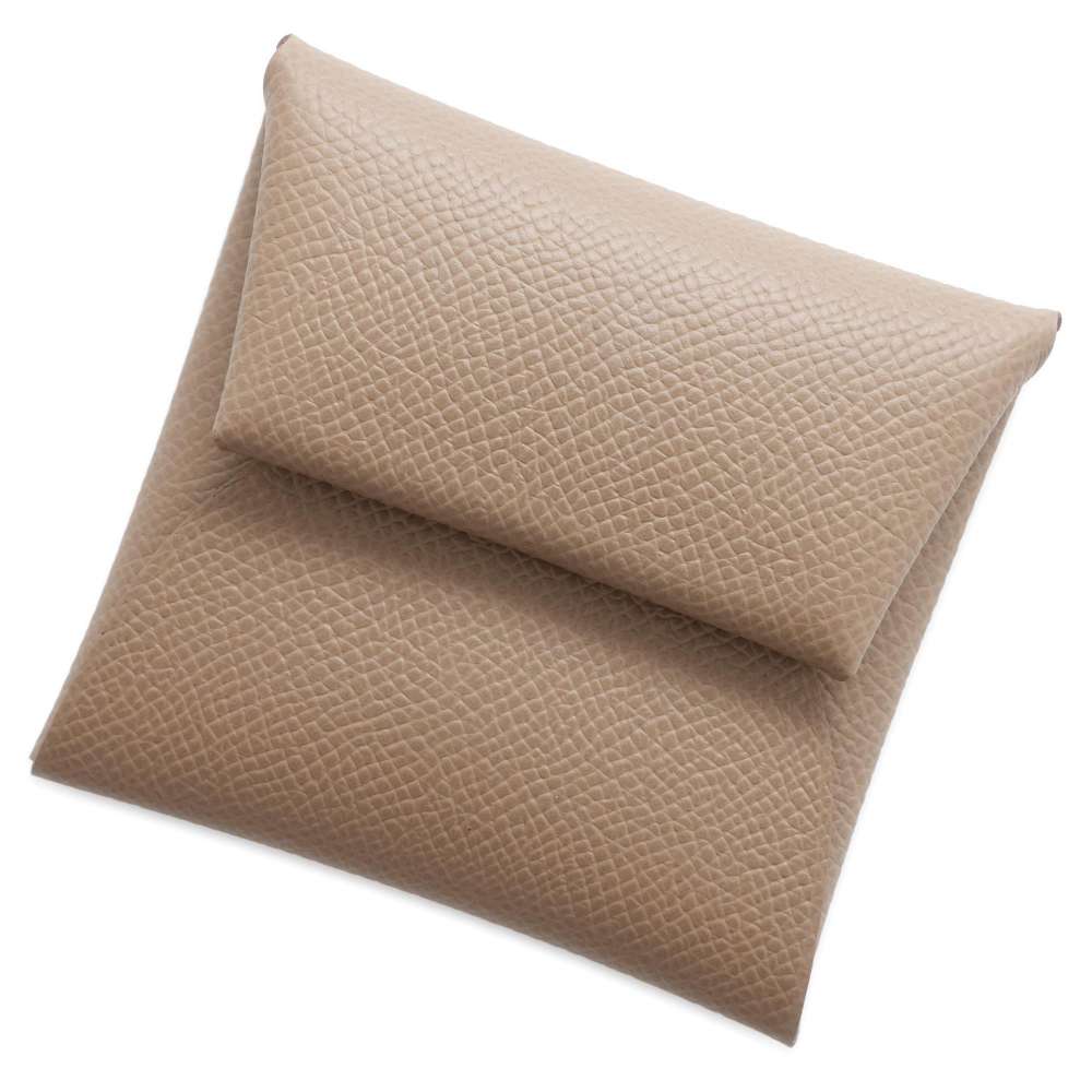 エルメス コインケース バスティア エトゥープ ヴォーエプソン W刻印 HERMES 財布 エルメス 財布 エルメス 小銭入れ HERMES WALLETのサムネイル