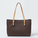 【CELINE/セリーヌ】マカダム柄 トートバッグ ブラウン 【安心保証】 【中古】