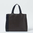 【CELINE/セリーヌ】マカダム柄 PVC トートバッグ ブラック 【安心保証】 【中古】
