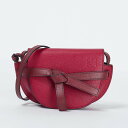 【LOEWE/ロエベ】ゲートミニ レザー ショルダーバッグ ピンク系 【安心保証】 【中古】