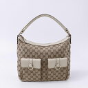 グッチ ショルダーバッグ キャンバス レザー GGキャンバスワンショルダーバッグ 153025 GUCCI 【安心保証】 【中古】