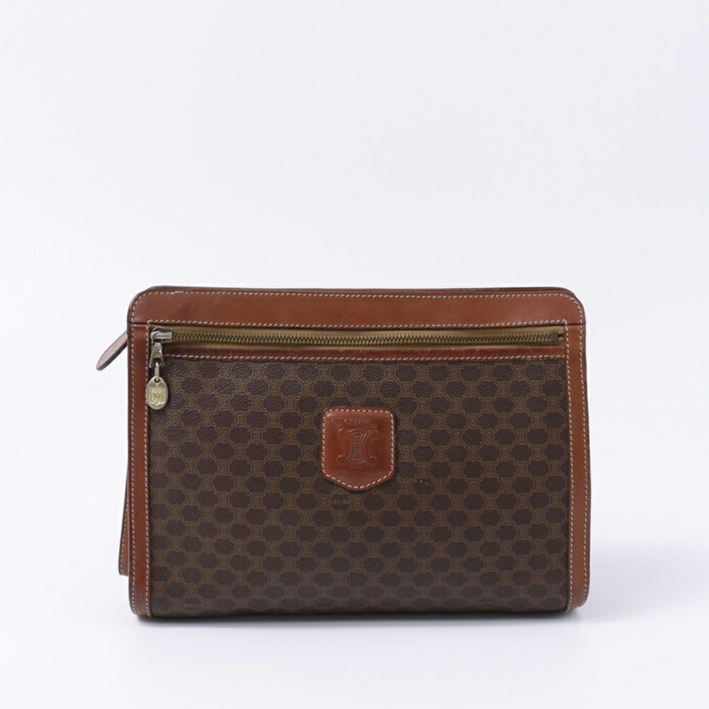 セリーヌ セカンドバッグ PVC マカダム柄セカンドバッグ CELINE 【安心保証】 【中古】