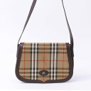 バーバリー ショルダーバッグ キャンバス チェック ショルダーバッグ BURBERRY 【安心保証】 【中古】