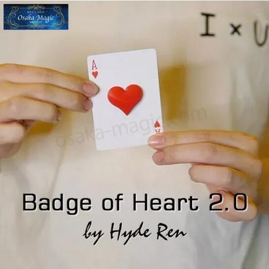 カード バッジオブハート2.0～Badge of Heart 2.0 by Hyde Ren～|イリュージョン,大阪マジック,マジック,手品,販売,ショップ,マジシャン,大阪,osaka,magic