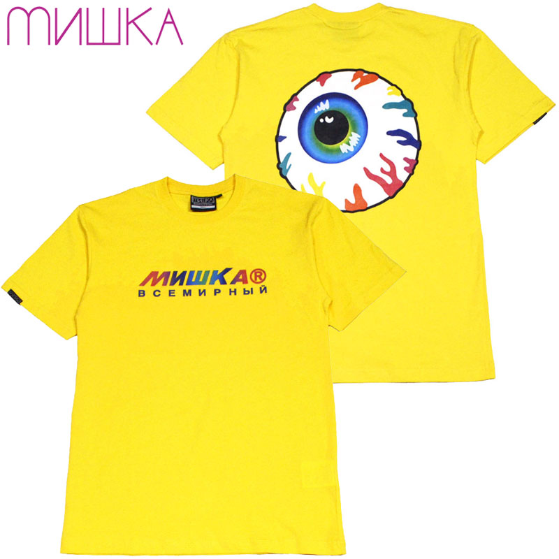 ~VJ MISHKAC RAINBOW KEEP WATCH TEE(CG[ F YELLOW)~VJTVc MISHKATVc ~VJ MISHKA L[vEHb` KEEPWATCH ڋ