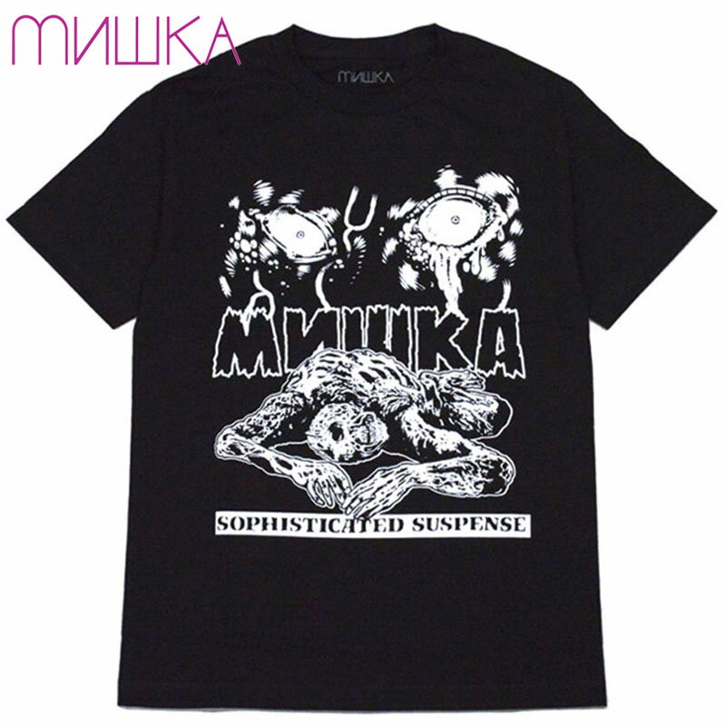 ySTCY Xg1_z~VJ MISHKA MICHAEL SHANTZ: SOPHISTICATED SUSPENSE TEE(ubN  BLACK)~VJTVc MISHKATVc ~VJ MISHKA L[vEHb` KEEP WATCH KEEPWATCH ڋ