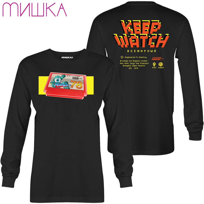 yUSz~VJ MISHKA MEGA BUSTER L/S TEE(ubN  BLACK)~VJT MISHKAT ~VJ MISHKA ~VJL[vEHb` MISHKAL[vEHb` KEEPWATCH ڋ