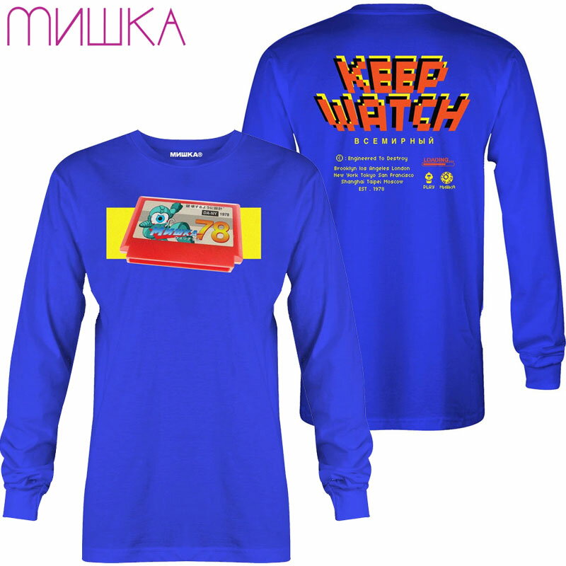 yXXLTCY Xg1_zyUSz~VJ MISHKA MEGA BUSTER L/S TEE(ROYAL)~VJT MISHKAT ~VJ MISHKA ~VJL[vEHb` MISHKAL[vEHb` KEEPWATCH ڋ