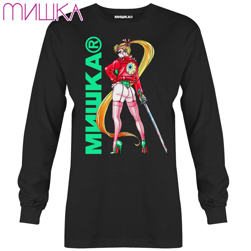 yUSz~VJ MISHKA SAMURAI KEEP WATCH L/S TEE(ubN  BLACK)~VJT MISHKAT ~VJ MISHKA ~VJL[vEHb` MISHKAL[vEHb` KEEPWATCH ڋ