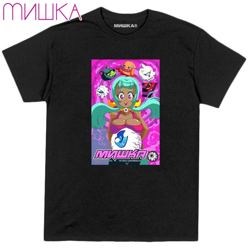 ySTCY Xg1_zyUSz~VJ MISHKA KAWAII WATCH TEE(ubN  BLACK)~VJTVc MISHKATVc ~VJ MISHKA ~VJL[vEHb` MISHKAL[vEHb` KEEPWATCH ڋ