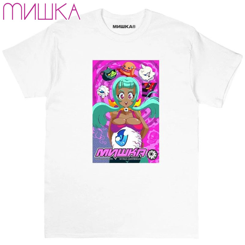 ySTCY Xg1_zyUSz~VJ MISHKA KAWAII WATCH TEE(zCg  WHITE)~VJTVc MISHKATVc ~VJ MISHKA ~VJL[vEHb` MISHKAL[vEHb` KEEPWATCH ڋ