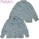 送料無料 ミシカ MISHKA上海 GRAFFITI ALLOVER PRINT DENIM JACKET(ブルー 青 LIGHT BLUE)ミシカデニムジャケット MISHKAデニムジャケット ミシカジャケット MISHKAジャケット ミシカGジャン MISHKAGジャン LOGO ロゴ