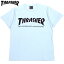 スラッシャー THRASHER MAG LOGO.TEE(LT.BLUE/BLACK)スラッシャーTシャツ THRASHERTシャツ スラッシャーマグロゴ THRASHERマグロゴスラッシャーMAGLOGO THRASHERMAGLOGO 半袖 MAG LOGO マグロゴ.