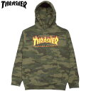 yUSzXbV[ THRASHER FLAME HOODIE(FOREST CAMO)XbV[p[J THRASHERp[J XbV[vI[o[ THRASHERvI[o[ XbV[tCS THRASHERtCS XbV[FLAME LOGO THRASHER FLAMELOGO