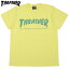 スラッシャー THRASHER MAG LOGO.TEE(イエロー 黄色 LT.YELLOW/SEA GREEN)スラッシャーTシャツ THRASHERTシャツ スラッシャーマグロゴ THRASHERマグロゴスラッシャーMAGLOGO THRASHERMAGLOGO 半袖 MAG LOGO マグロゴ