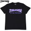 【Sサイズ ラスト1点】スラッシャー THRASHER PIXCEL TEE(ブラック 黒 BLACK/PURPLE)スラッシャーTシャツ THRASHERTシャツ スラッシャーマグロゴ THRASHERマグロゴスラッシャーMAGLOGO THRASHERMAGLOGO 半袖 MAG LOGO マグロゴ