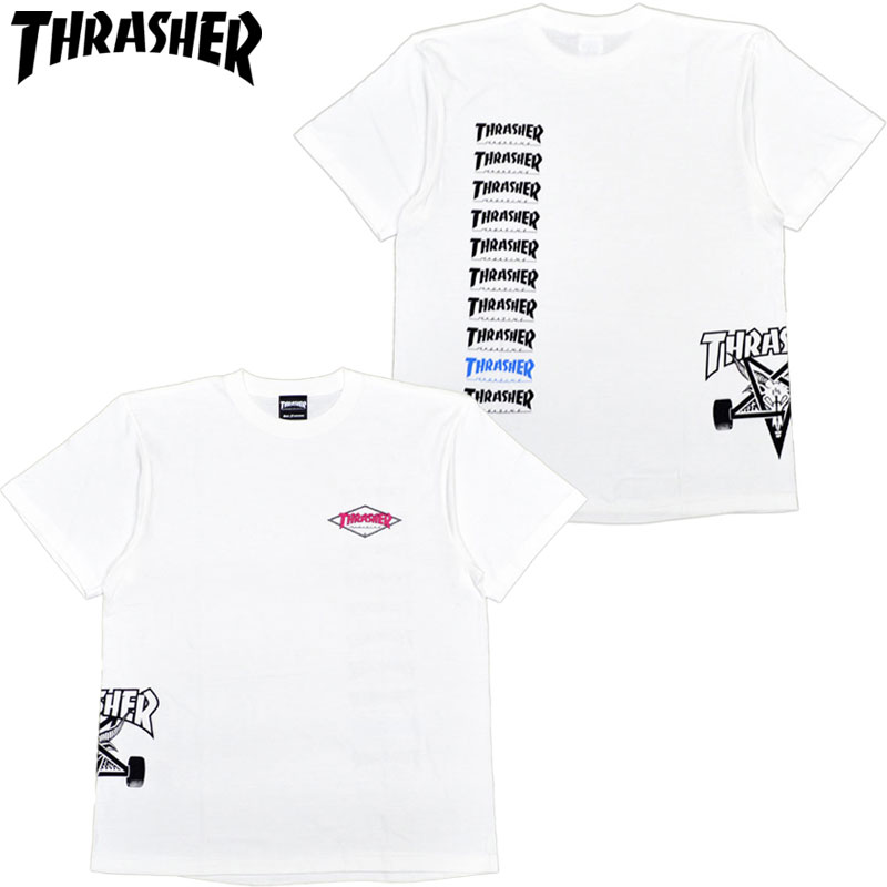 XbV[ THRASHER COMBINATION A S/S T-SHIRT(zCg  WHITE)XbV[TVc THRASHERTVc XbV[ THRASHER