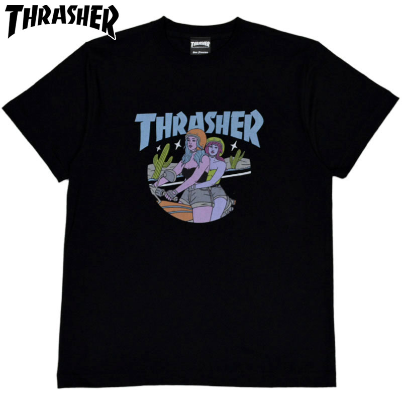 yXXLTCY Xg1_zXbV[ THRASHER THRASHER BABES S/S T-SHIRT(ubN  BLACK)XbV[TVc THRASHERTVc XbV[ THRASHER