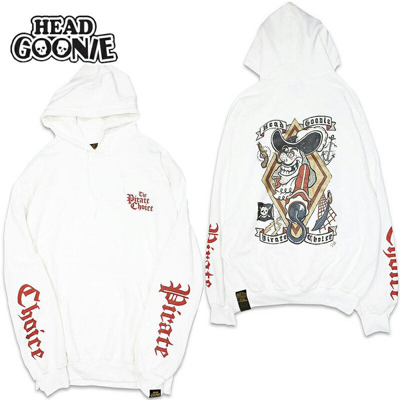 wbhO[j[ HEADGOONIE PIRATECHOICE HOODY SWEAT(zCg  WHITE)wbhO[j[p[J HEADGOONIEp[J wbhO[j[vI[o[ HEADGOONIEvI[o[