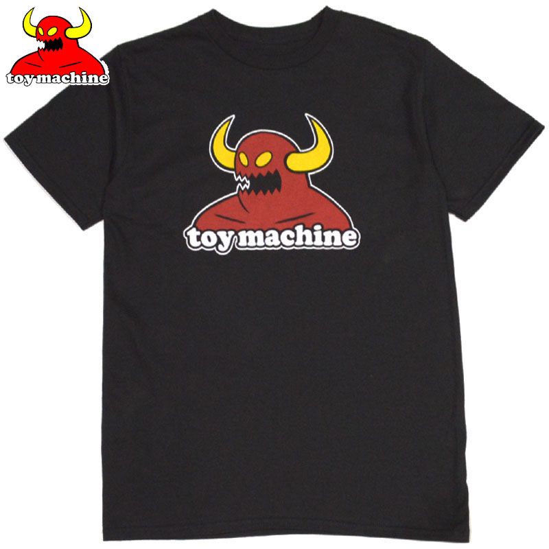 ySTCY Xg1_zyUSzgC}V[ TOY MACHINE MONSTER TEE(ubN  BLACK)TOY MACHINETVc gC}V[TVc TOY MACHINE gC}V[ TOYMACHINE