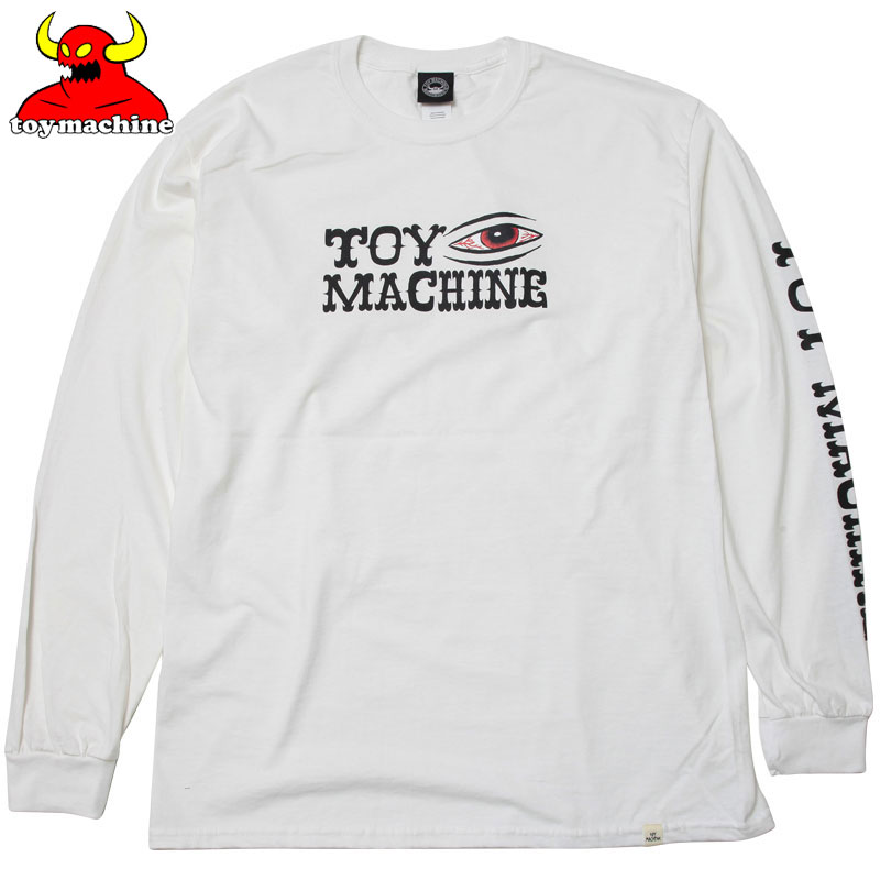 gC}V[ TOY MACHINE BLOOD SHOT LONG TEE(zCg  WHITE)gC}V[T TOY MACHINET gC}V[ TOY MACHINE OTVc LONGSLEEVE OX[u