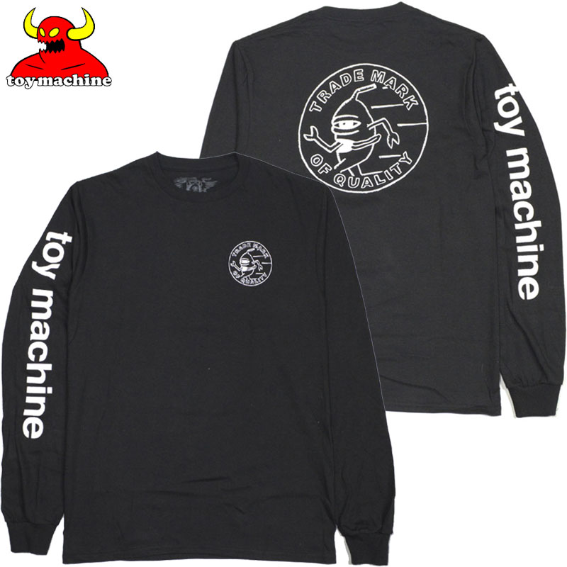 yUSzgC}V[ TOY MACHINE TRADEMARK LONG SLEEVE(ubN  BLACK)gC}V[T TOY MACHINET gC}V[ TOY MACHINE OTVc LONGSLEEVE OX[u