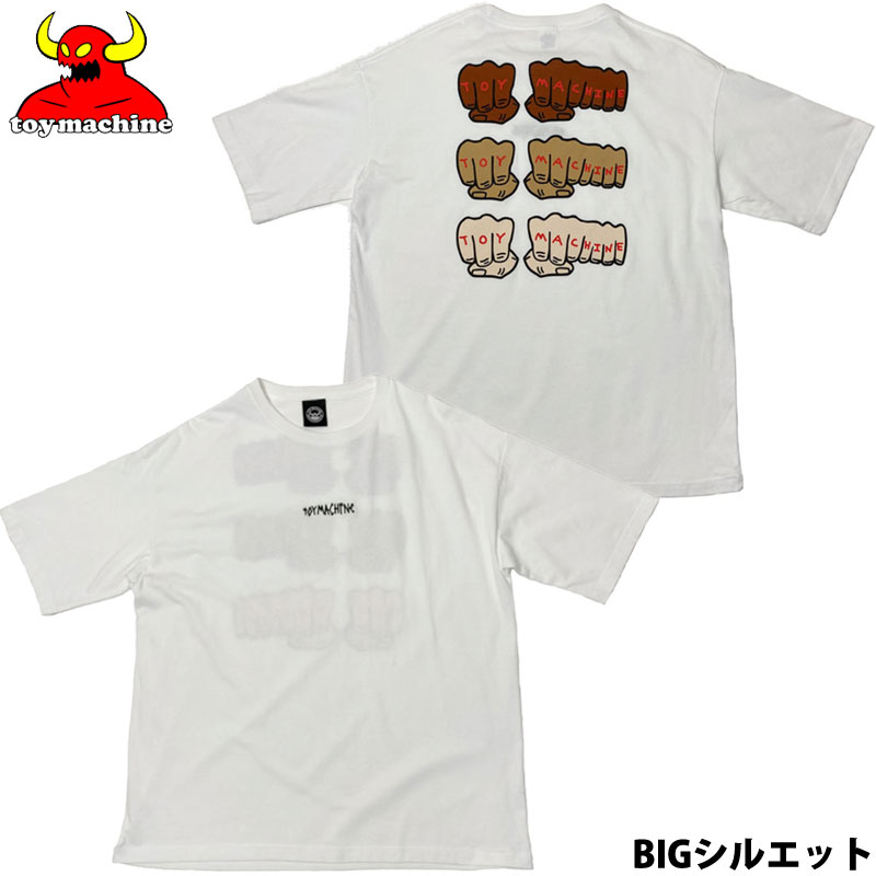 gC}V[ TOY MACHINE 3 COLOR FIST EMBROIDERY SS TEE(zCg  WHITE)gC}V[TVc TOY MACHINETVc gC}V[eB[Vc TOY MACHINEeB[Vc rbOVGbg