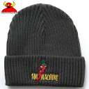 【ラスト1点】トイマシーン TOY MACHINE PEPPER SECT EMEBROIDERY BEANIE(グリーン OLIVE)TOY MACHINEニット帽 トイマシーンニット帽 TOY MACHINEビーニー トイマシーンビーニー TOY MACHINE帽子 トイマシーン帽子