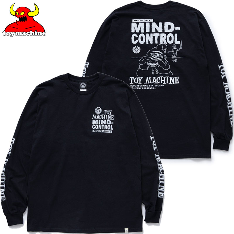 gC}V[ TOY MACHINE MIND CONTROL LONG TEE(ubN  BLACK)gC}V[T TOY MACHINET gC}V[eB[ TOY MACHINEeB[ LONGSLEEVE OX[u