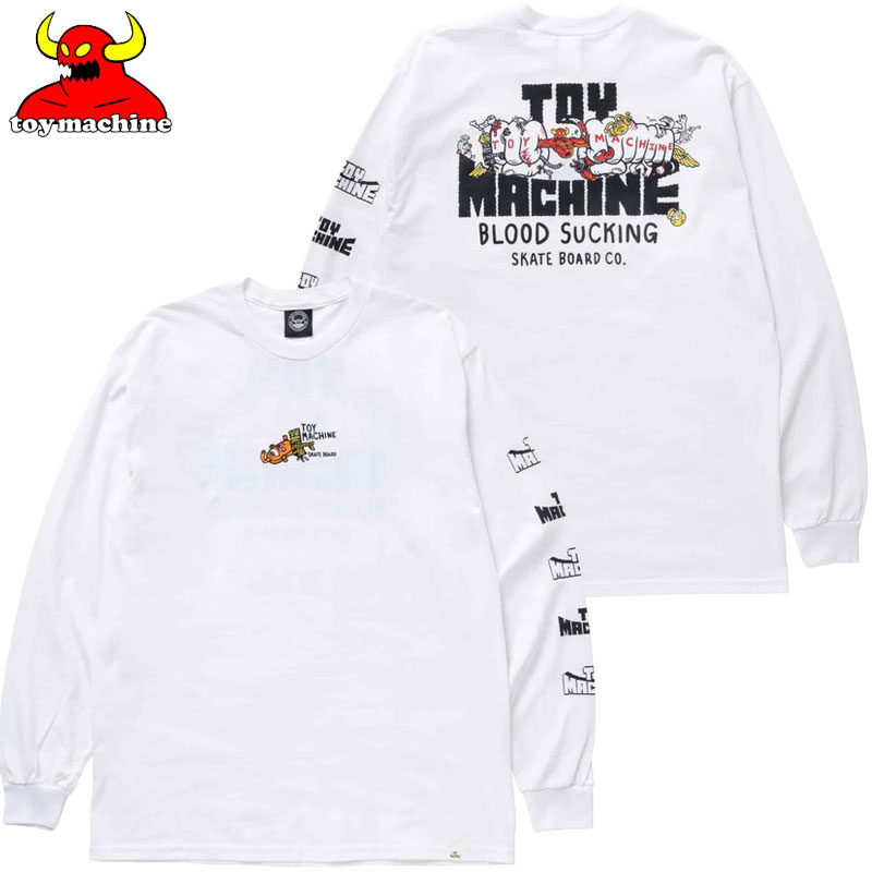 gC}V[ TOY MACHINE LIVING TOY FIST LONG TEE(zCg  WHITE)gC}V[T TOY MACHINET gC}V[eB[ TOY MACHINEeB[ LONGSLEEVE OX[u