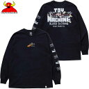 トイマシーン TOY MACHINE LIVING TOY FIST LONG TEE(ブラック 黒 BLACK)トイマシーンロンT TOY MACHINEロンT トイマシーンロンティー TOY MACHINEロンティー LONGSLEEVE ロングスリーブ