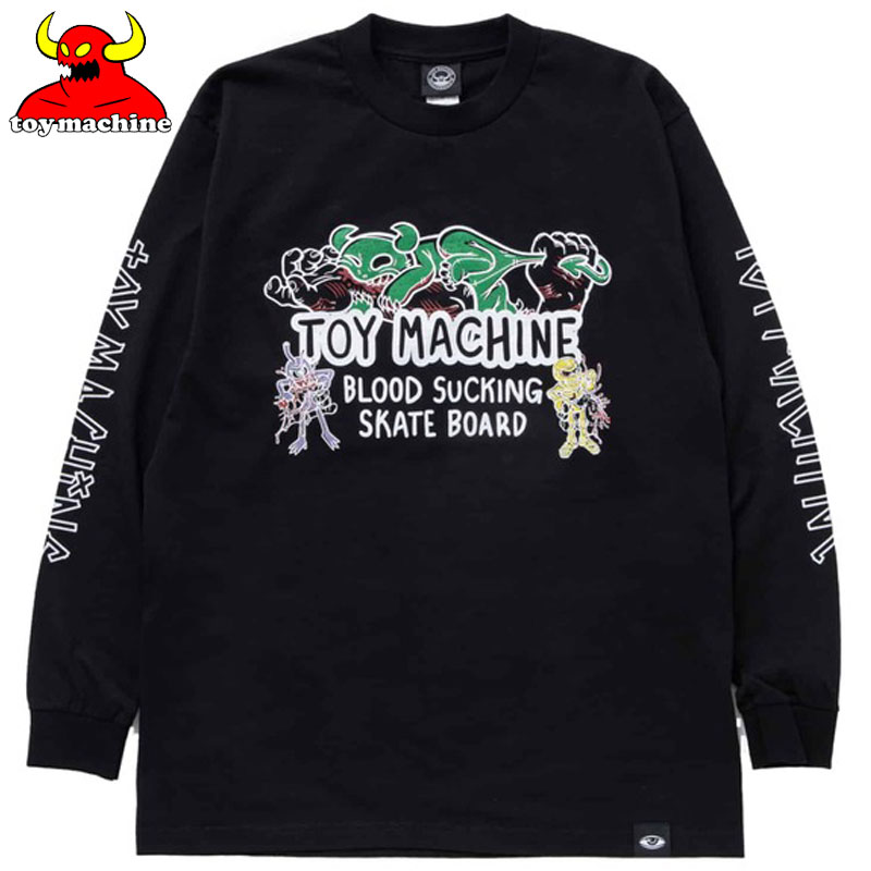 トイマシーン TOY MACHINE HEAVY WEIGHT LIVING TOY DEVIL CAT LONG TEE(ブラック 黒 BLACK)トイマシーンロンT TOY MACHINEロンT トイマシーンロンティー TOY MACHINEロンティー LONGSLEEVE ロングスリーブ ヘビーウエイト