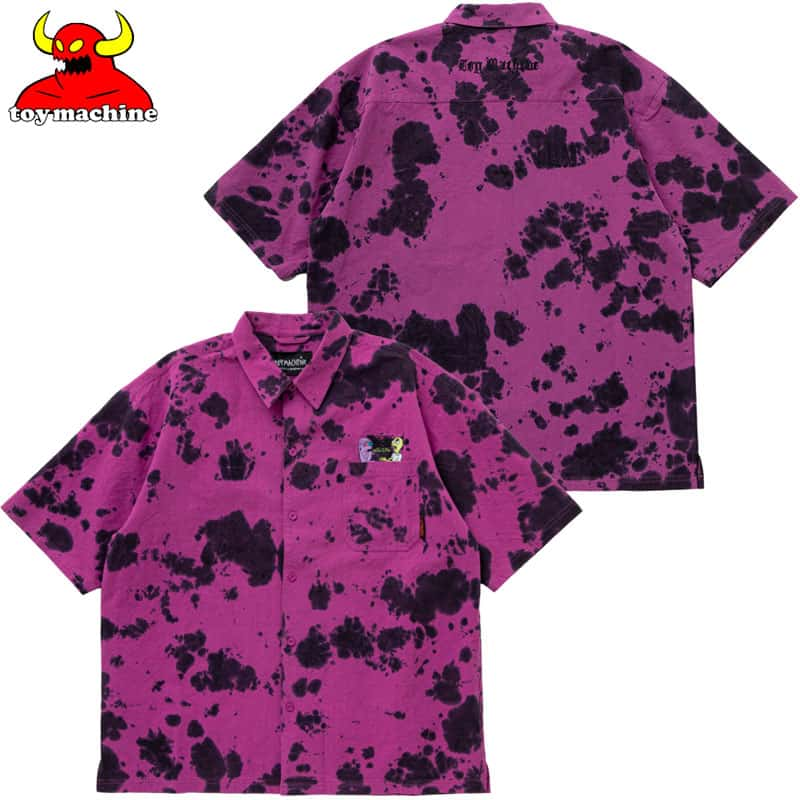  gC}V[ TOY MACHINE TIE DYE SS LOOSE SHIRTS(p[v  PURPLE)TOY MACHINEVc gC}V[Vc TOY MACHINE[YVc gC}V[[YVc ^C_C ZbgAbv