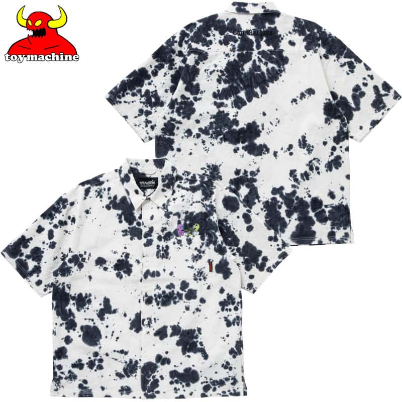 ͽա̵ ȥޥ TOY MACHINE TIE DYE SS LOOSE SHIRTS(ۥ磻  WHITE)TOY...