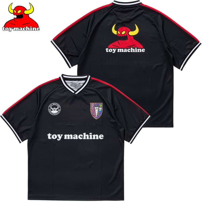 【予約受付】トイマシーン TOY MACHINE TOYMACHINE SOCCER GAME SHIRTS(ブラック 黒 BLACK)TOY MACHINEシャツ トイマシーンシャツ TOY MACHINEサッカーシャツ トイマシーンサッカーシャツ