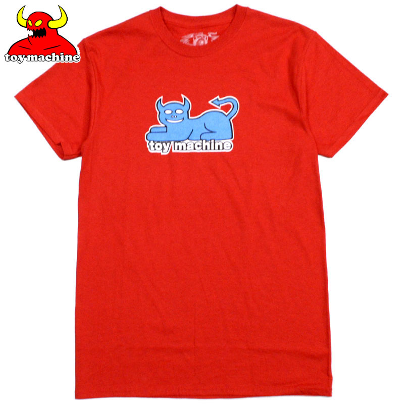 yUSzgC}V[ TOY MACHINE DEVIL CAT 2019 90'S TEE(bh  RED)TOY MACHINETVc gC}V[TVc TOY MACHINE gC}V[ TOYMACHINE