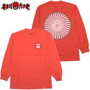 スピットファイヤーウィール SPITFIRE WHEELS CLASSIC SWIRL FADE LONGSLEEVE TEE(レッド 赤 RED)スピットファイアロンT SPIT FIREロンT スピットファイアロングTシャツ SPIT FIREロングTシャツ スピットファイアロングスリーブ SPIT FIREロングスリーブ