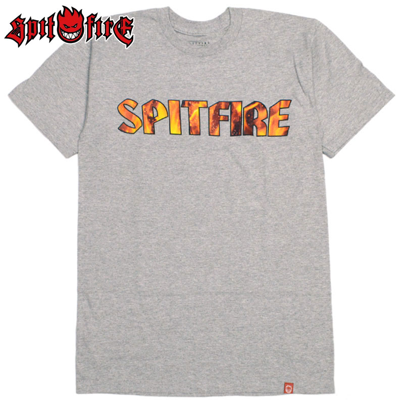 Xsbgt@C[EB[ SPITFIRE WHEELS PYRE TEE(O[ GRAY)Xsbgt@CATVc SPIT FIRETVc Xsbgt@CA SPIT FIRE