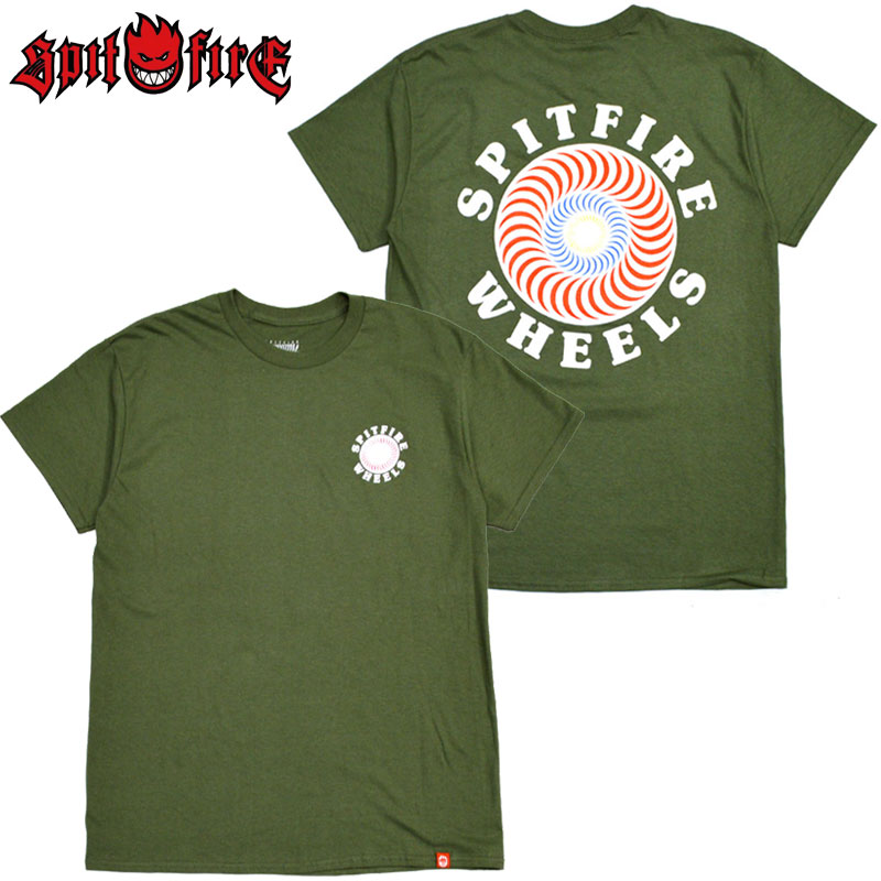 Xsbgt@C[EB[ SPITFIRE WHEELS OG CLASSIC FILL TEE(O[  MILITARY GREEN)Xsbgt@CATVc SPIT FIRETVc Xsbgt@CAeB[Vc SPIT FIREeB[Vc S