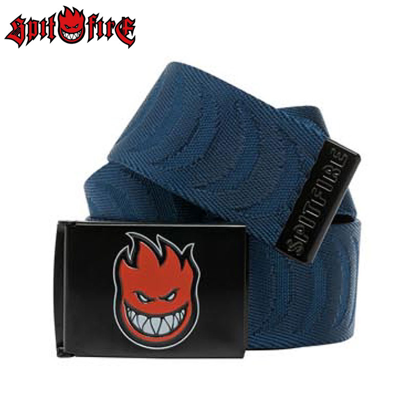 スピットファイヤーウィール SPITFIRE WHEELS BIGHEAD CRESCENT JACQUARD WEB BELT(ネイビー NAVY/BLAC..